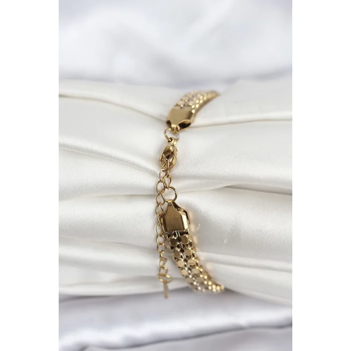 316L Çelik Gold Renk Kadın Bileklik