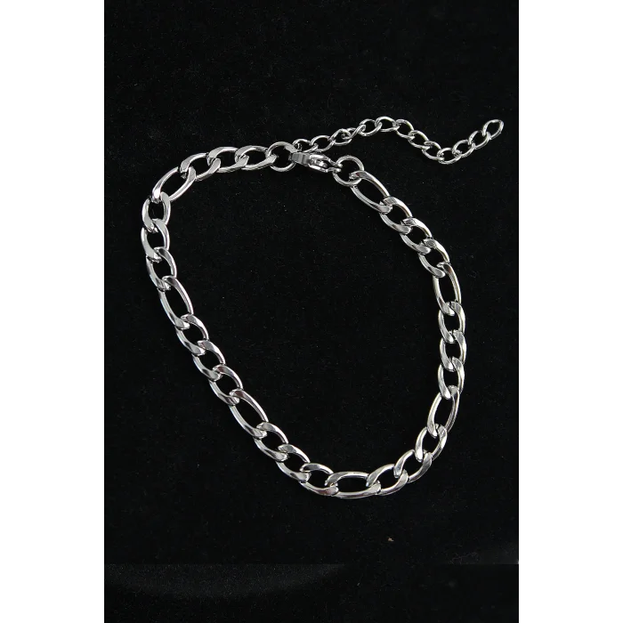 316L Çelik Klasik Model Gümüş Renk Erkek Bileklik