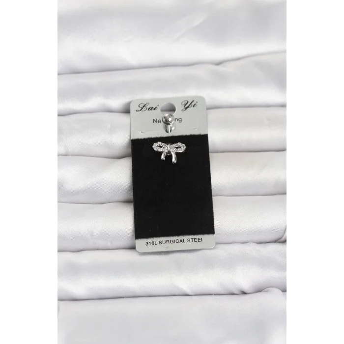 316L Cerrahi Çelik Fiyonk Model Göbek Piercing