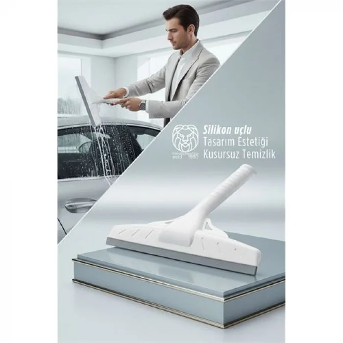 34 CM Silikon Uçlu Profesyonel Cam Çekçek - Tasarım Estetiği ve Kusursuz Temizlik 422540