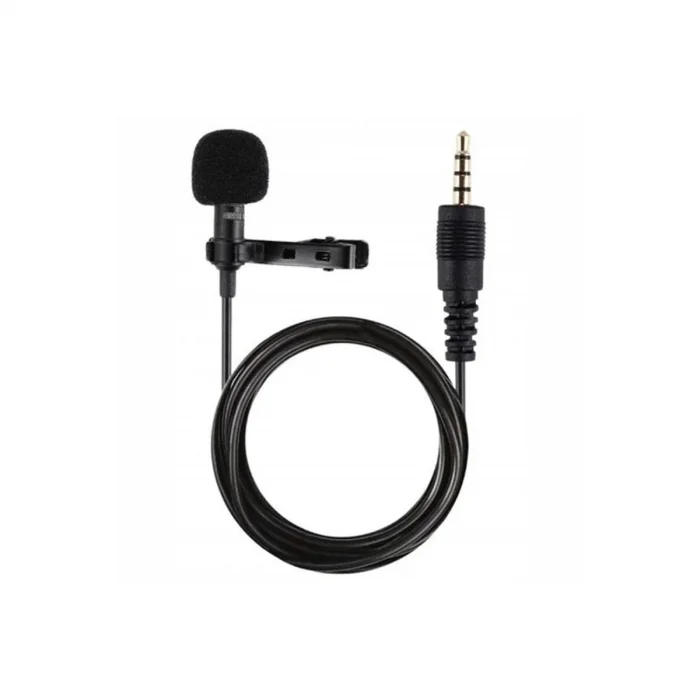 3.5mm Jak 1.5 Metre Double Mikrofon - Siyah