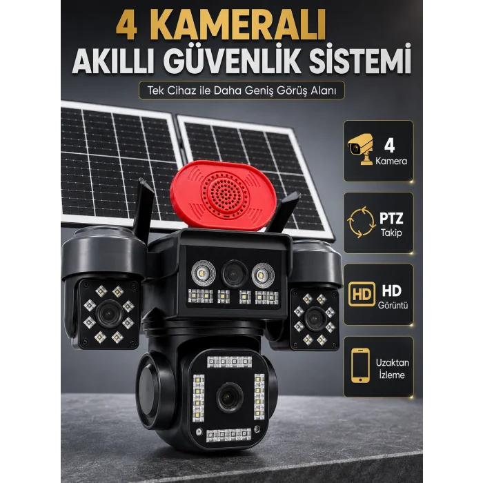 360° Hareket Kabiliyetine Sahip Motorlu PTZ Kamera ile Akıllı Takip ve Geniş Görüş Deneyimi