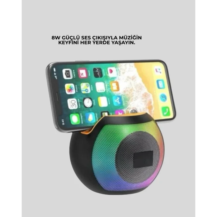 360° Stereo Surround Sesli Taşınabilir Hoparlör