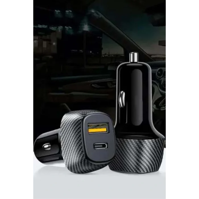 38W Oto Çakmaklık Araç Içi Şarj Cihazı Hızlı Şarj Uzun Ömürlü