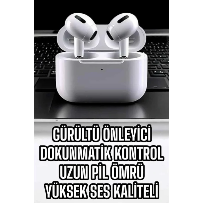 3.Nesil TWS Bluetooth Kulaklık Mikrofonlu ANC Özelliği Dokunmatik Kontrol