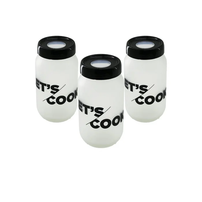 3PCS 100CC FLU SAKLAMA KABI - CAM KAVANOZ SET (5047)