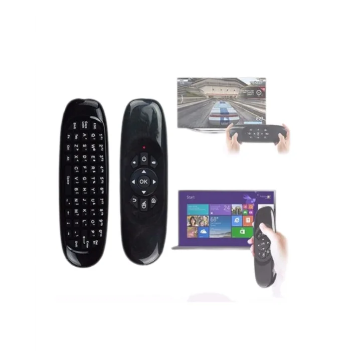 3’ü 1 Arada Kablosuz Hava Mouse Mini Klavye Kumanda