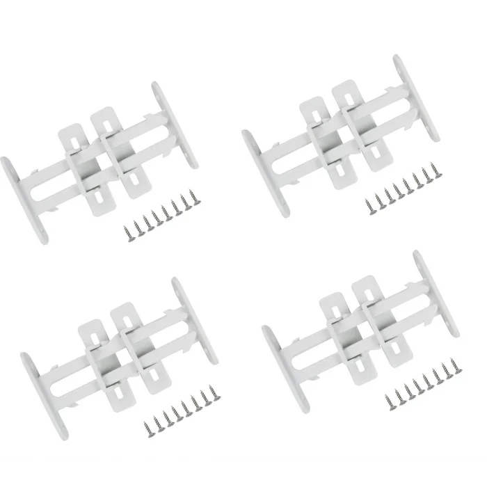 4 Adet Bebek Çocuk Koruma Kilidi - Dolap Çekmece Kilidi Sürgülü Kilit