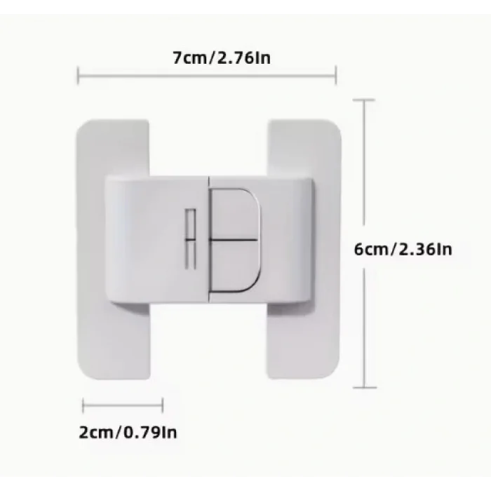 4 Adet Buzdolabı, Çekmece ve Dolap Kapağı Çocuk Kilidi (5047)