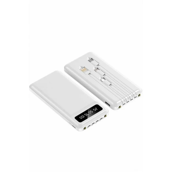 4 Çıkışlı 20.000 Mah Powerbank Uzun Pil Ömürlü Taşınabilir