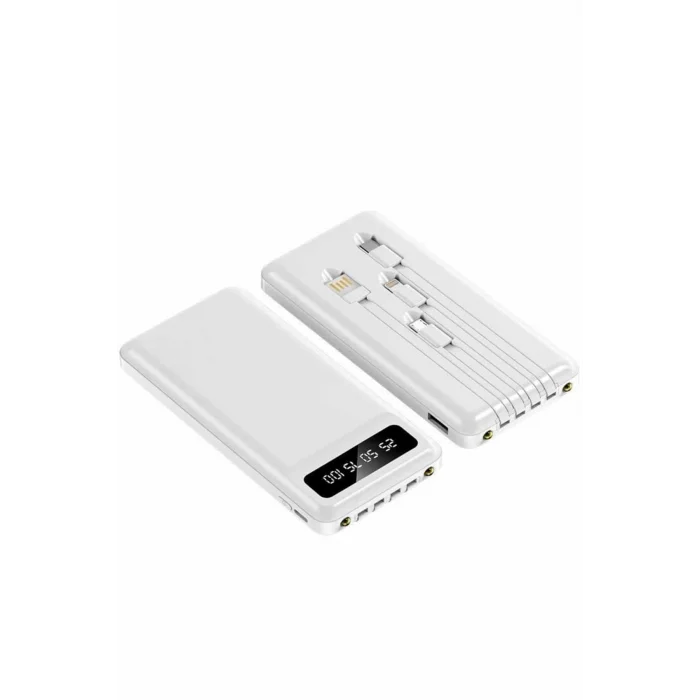 4 Çıkışlı 20.000 Mah Powerbank Uzun Pil Ömürlü Taşınabilir