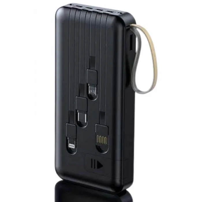4 Çıkışlı 20.000 Mah Powerbank Uzun Pil Ömürlü Taşınabilir