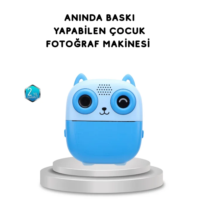 48MP Termal Baskılı Çocuk Dijital Kamera 1080P Video 2.4 Ekran 6X Zoom