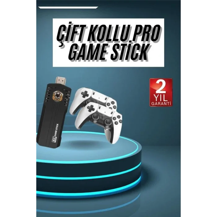 4k Kablosuz Çift Kol Retro Oyunlar 20000 Oyunlu Atari