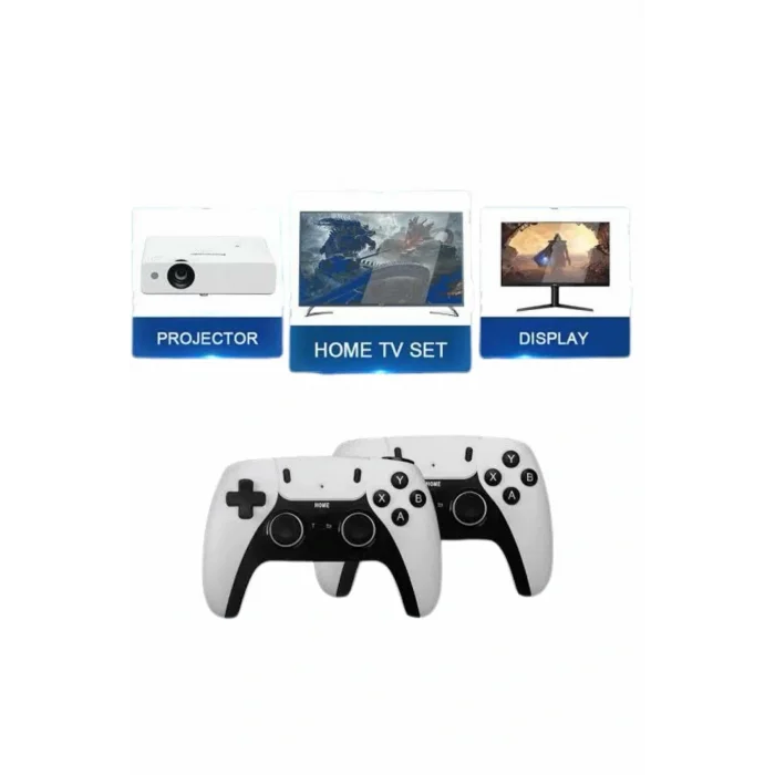 4k Kablosuz Çift Kol Retro Oyunlar 20000 Oyunlu Atari