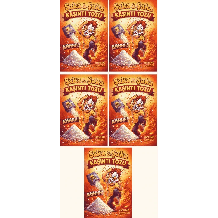 5 Adet Kaşıntı Tozu Şaka Kaşıntı Tozu Eğlence Şaka Amaçlı Toz