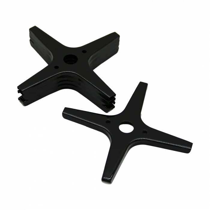 5 ADET SİYAH ARTI MODEL CEZVELİK OCAK KÜÇÜLTÜCÜ EMAYE (5047)