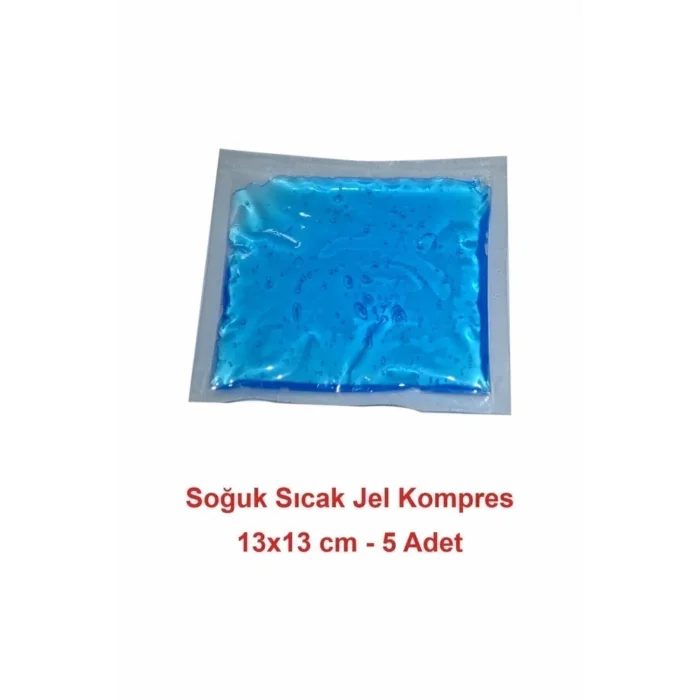 5 Adet Soğuk Sıcak Jel Kompres Termojel Soğuk Sıcak Kullanıma Uygun 5li Jel Kompres