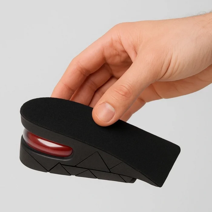 5 cm Boy Uzatıcı Silikon Ortopedik Topuk Tabanlık – Yüksek Konforlu Gizli Yükseltici Ped (Unisex) (5047)