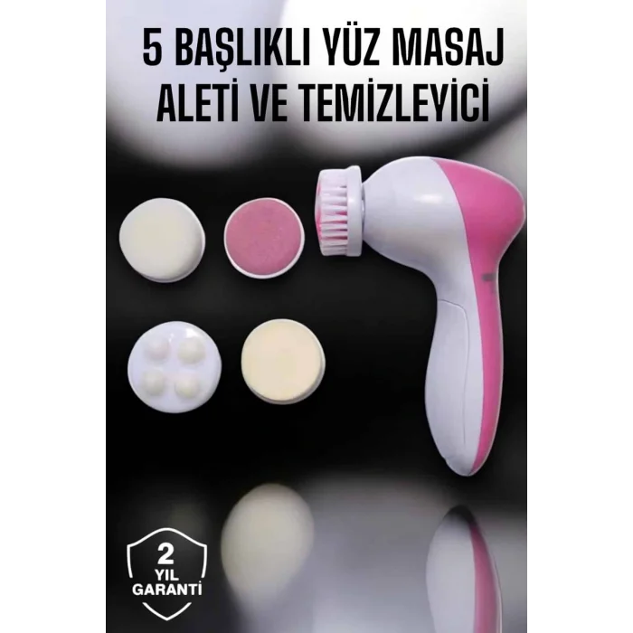 5 Fonksiyonlu Kablosuz Yüz Temizleme Cihazı ile Derinlemesine Cilt Bakımı