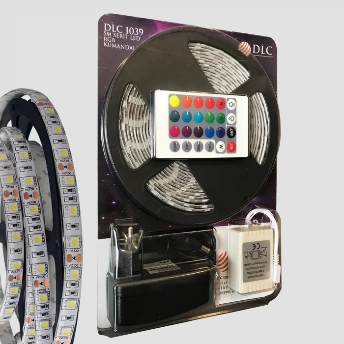 5 Metre Rgb Şerit Led Setiiç ve Dış Mekan Silikonlutak Çalıştır