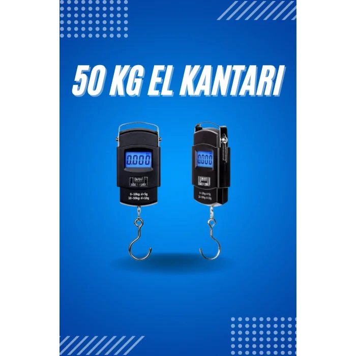 50 Kg Dijital El Terazisi Cep Tartısı El Kantarı Terazi