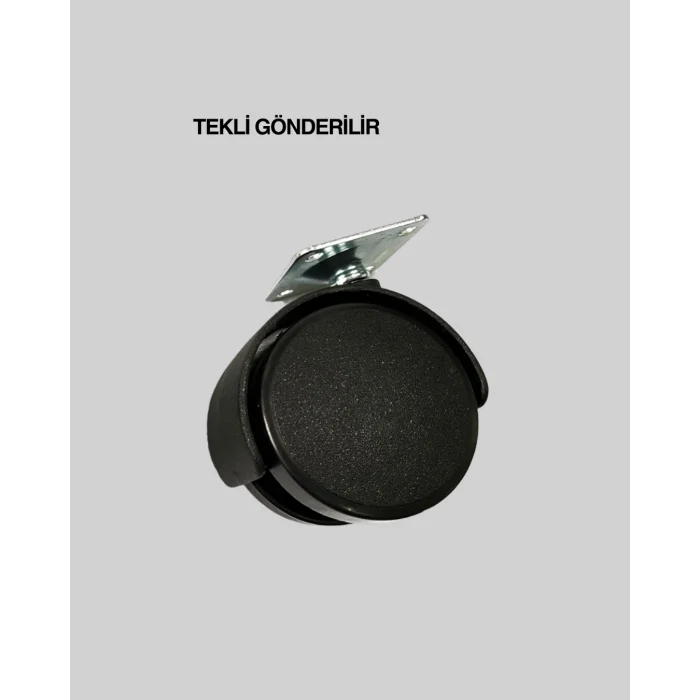 6 cm Döner Kilitsiz Ayak Tek Parça