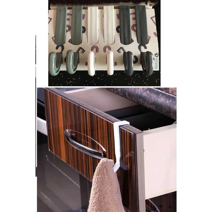 6 lı Çekmece- Havlupan Askısı Çok Amaçlı Askı Seti