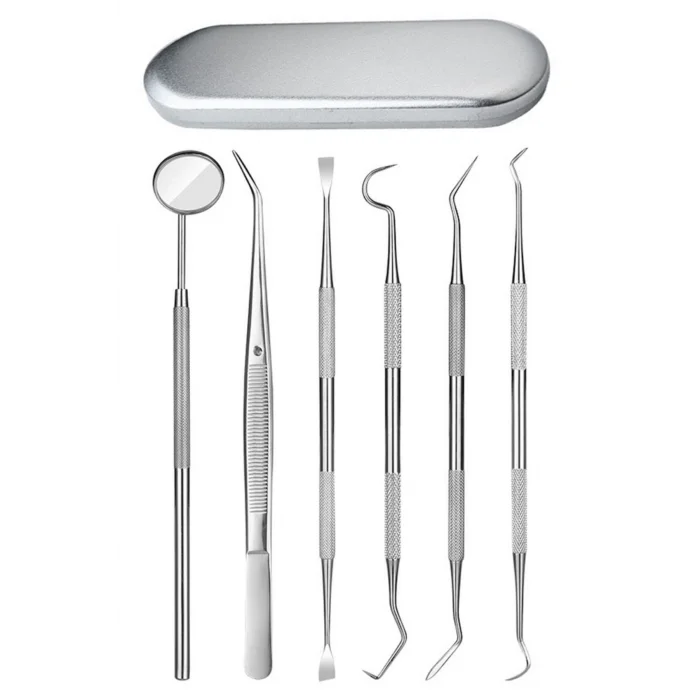 6 Parça Kutulu Ağız Bakımı Diş Bakım Seti Ağız Hijyen Takımı (5047)