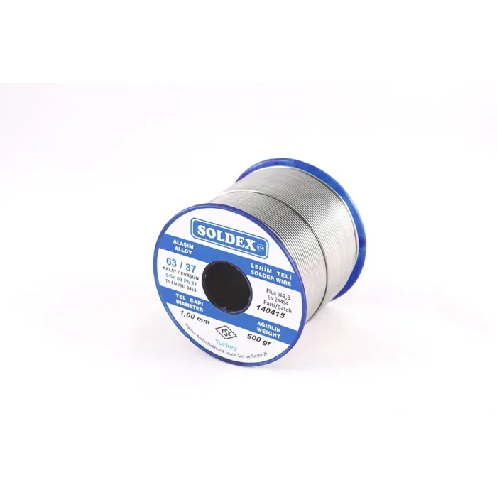 63-37 Lehim Teli 200 Gr 0,75 mm, Sn:63 - Pb:37