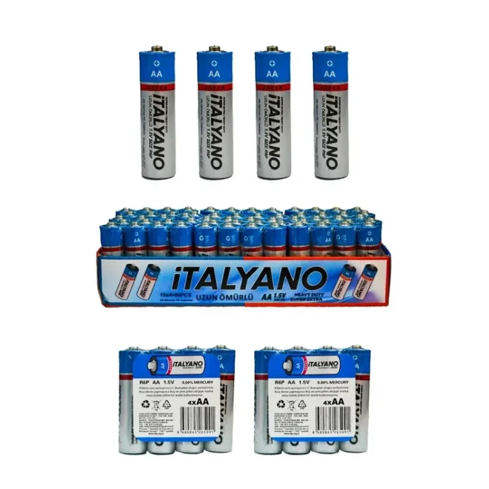 shopwave AAA İnce Kalem 60 Adet Pil Seti(0177