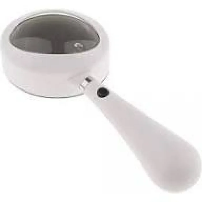 Işıklı 60x35 (6.5X) Antikacı El Büyüteci (0177)