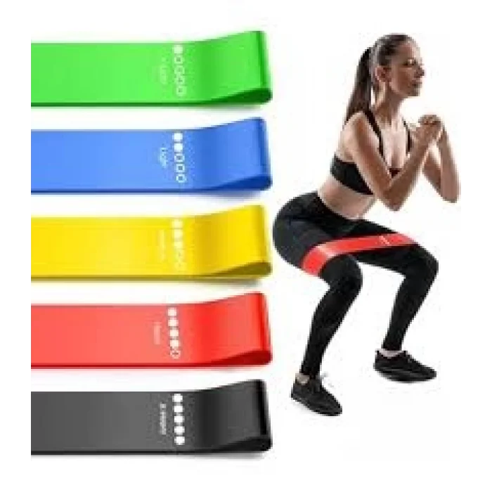 3 lü Pilates Bandı 1200 mm x 150 mm Egzersiz Direnç Lastiği (Uç Kısmı Açık) (0177)