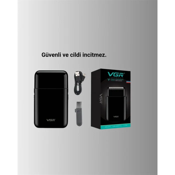 5 W Güçlü USB Şarjlı Sakal Şekillendirici – İki Başlıklı, Su Geçirmez Tasarım