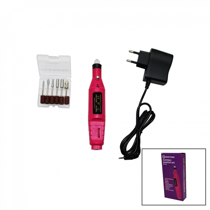 7 UÇLU ELEKTRİKLİ MANİKÜR PEDİKÜR SETİ 2000-300RPM HIZ (5047)