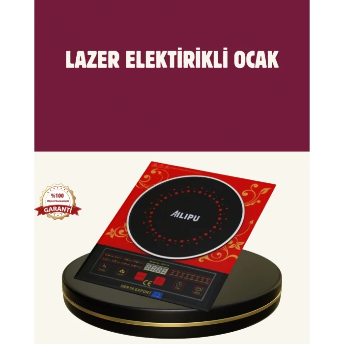 8 Programlı LED Ekranlı İndüksiyon Ocak 80–270°C Sıcaklık Ayarı