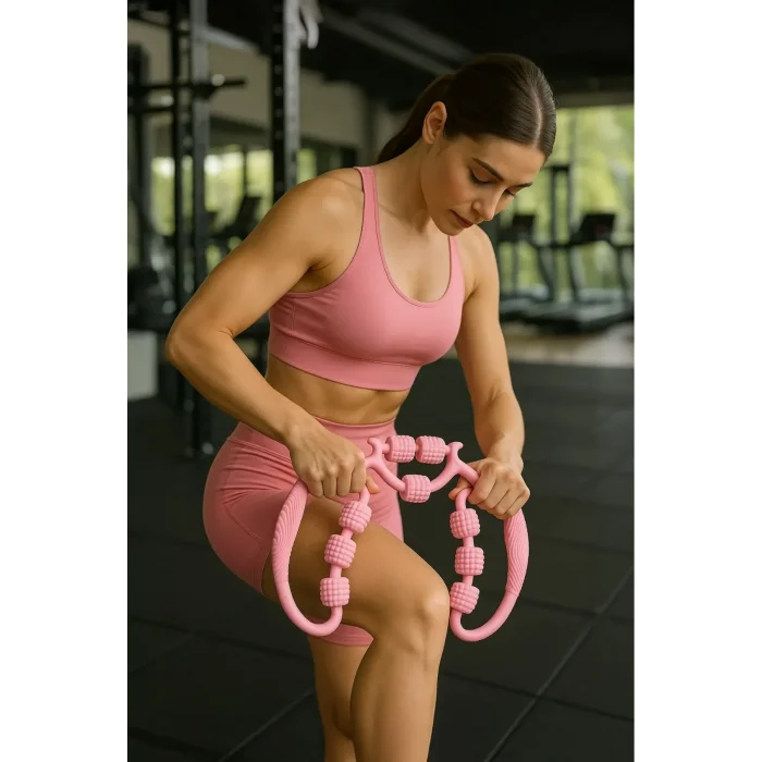 9 Tekerlekli Boyun Bacak Ayak Bel Masaj Aleti Çok Fonksiyonlu Manuel (5047)