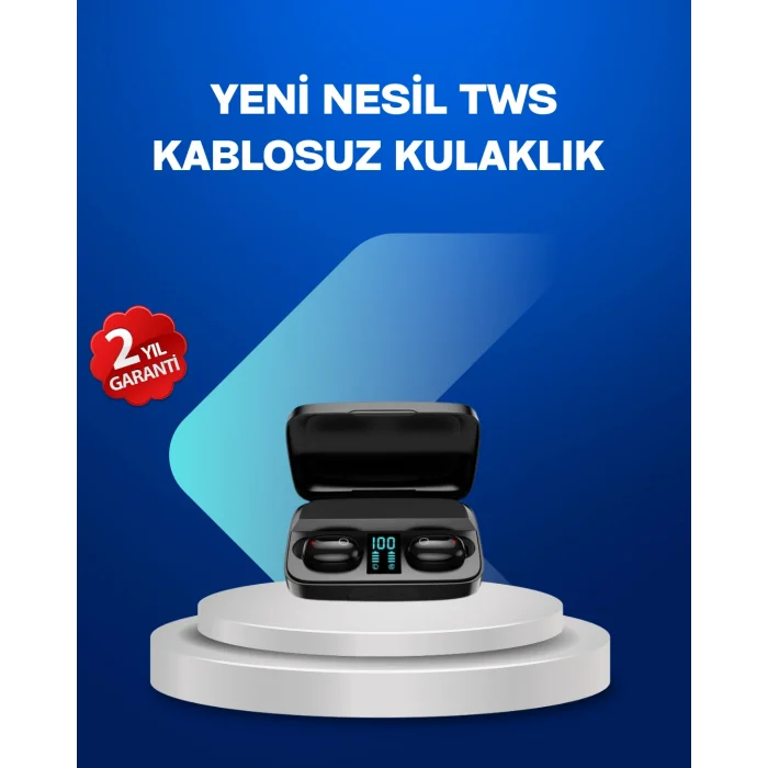 A10s TWS Bluetooth 5.0 Kablosuz Kulaklık 1800 mAh Şarj Kutulu