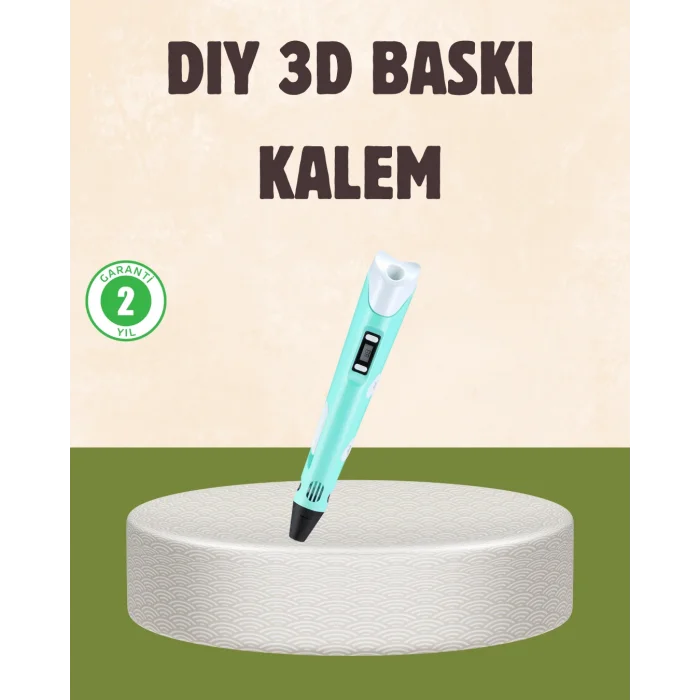 ABS ve PLA Filament Destekli 3D Yazıcı Kalem