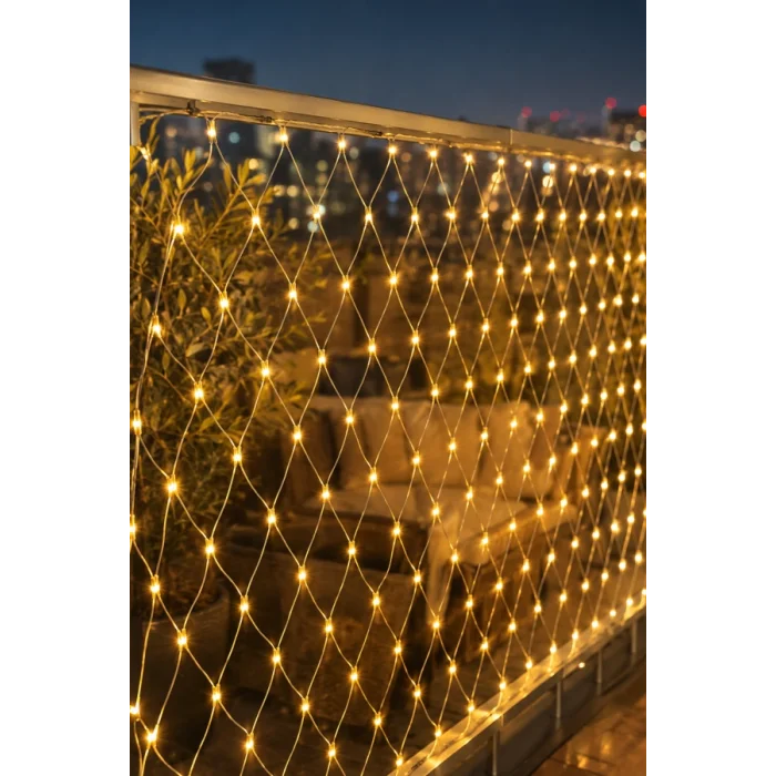 Ağ Şeklinde LED File Işık Dekoratif Ortam Aydınlatma Bahçe Balkon Süsü