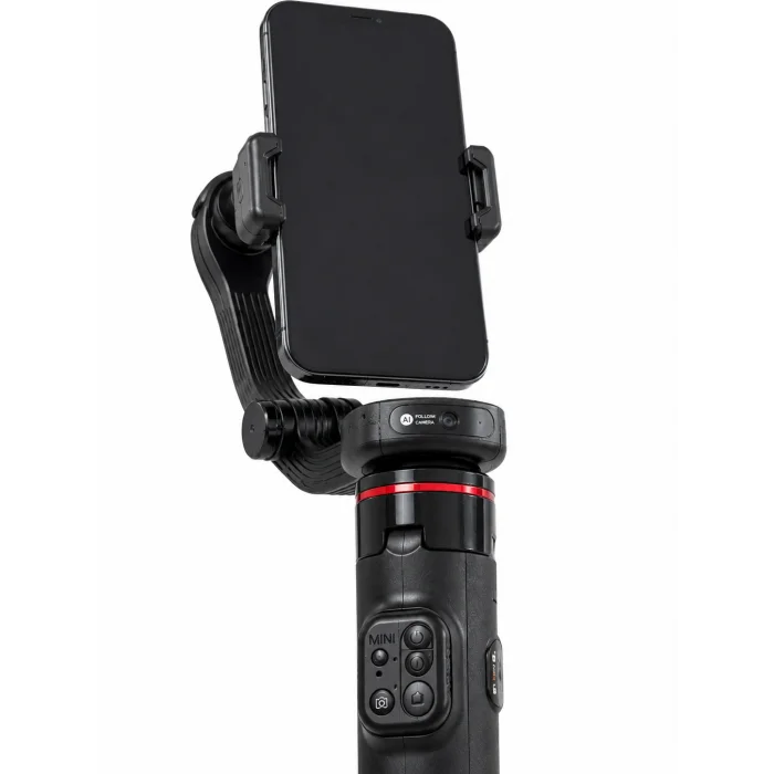 AI Yüz Takip Özellikli Gimbal Selfie Stick 360° Dönebilen Telefon Tutucu Uzayabilir Bluetooth Kumandalı