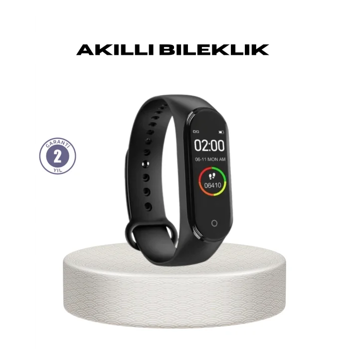 Akıllı Bileklik 0.96 İnç Ekran Kalp Atışlı Kan Basınçlı IP67 Suya Dayanıklı