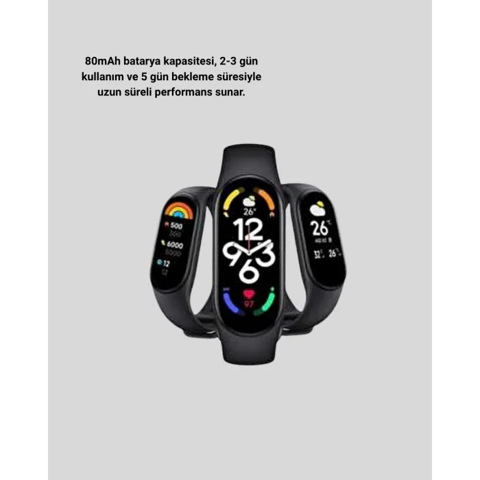 Akıllı Bileklik – Adım Sayar, Kalp Atış Ölçer, Uyku Takipli ve Suya Dayanıklı