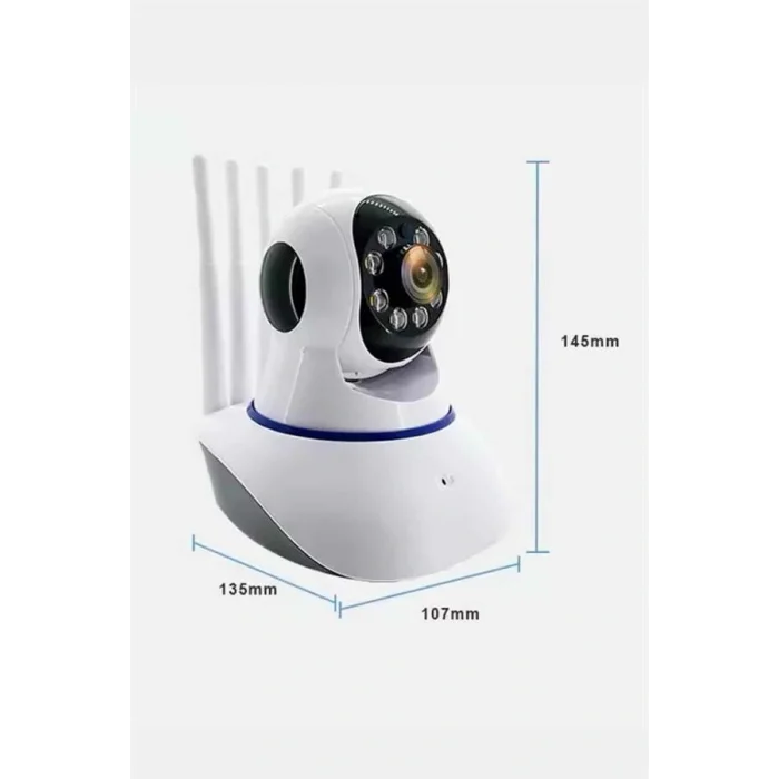 Akıllı Gece Görüşlü Sensörlü Wifi Kamera Telefondan Takip Edilebilir