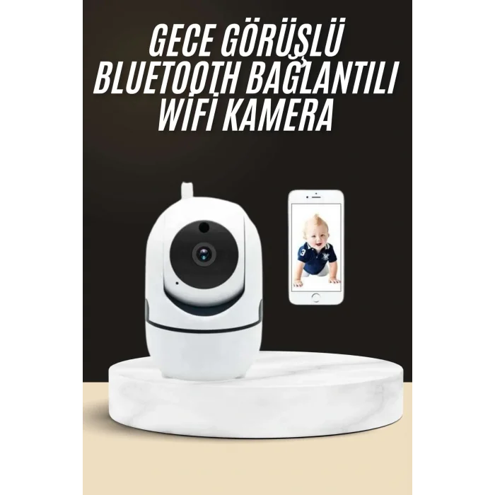 Akıllı Güvenlik Kamerası HD Görüntü Kalitesi Hareket Algılama Wifi Kamera