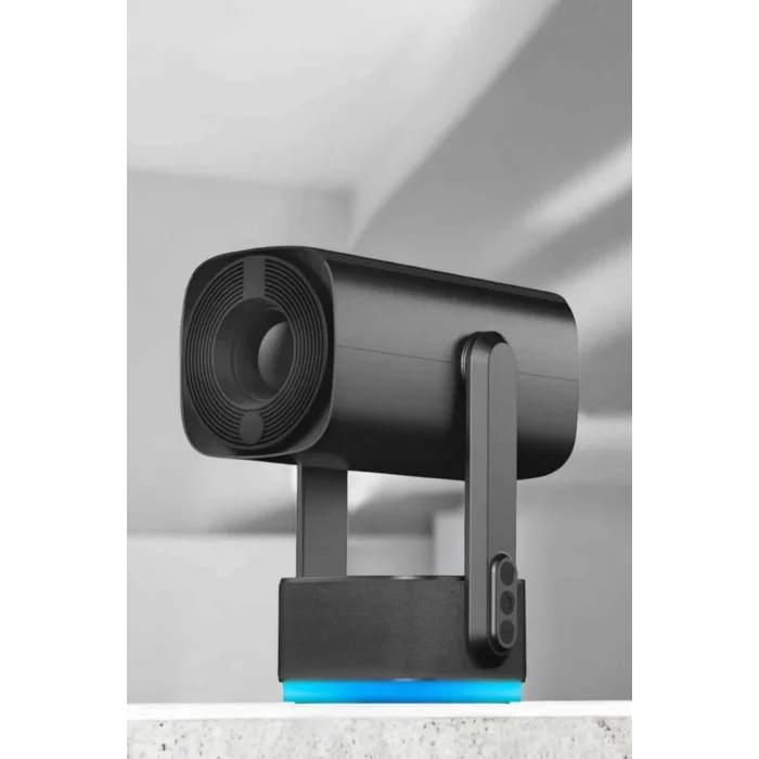 Akıllı Projeksiyon Powerbankli Taşınabilir Sinema Projektörü 4k HD Kaliteli