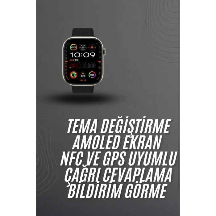 Akıllı saat 2.02 inch Nabız Ölçer Arama Konuşma Müzik Dinleme