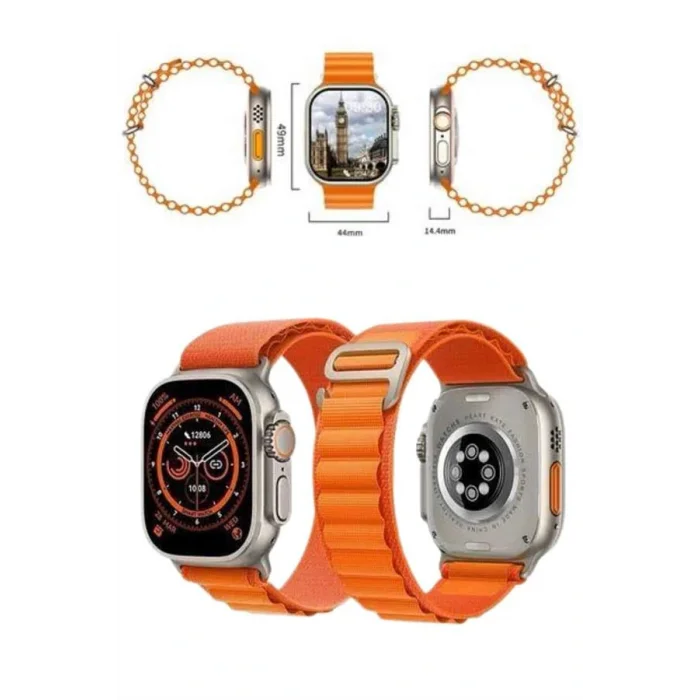 Akıllı Saat Amoled Ekran Bluetooth Bağlantılı Özel Tasarım Unısex