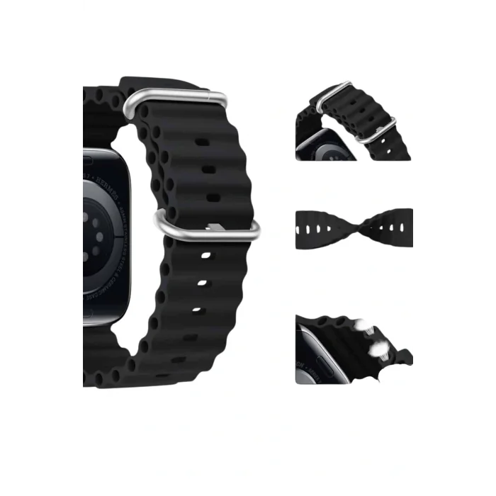 Akıllı Saat Bluetooth Bağlantılı NFC ve GPS Uyumlu Nabız Ölçer Sesli Görüşme