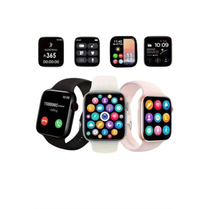 Akıllı Saat Çok Fonksiyonlu Uyku Takibi Adımsayar Nabız Ölçer Arama Cevaplayan